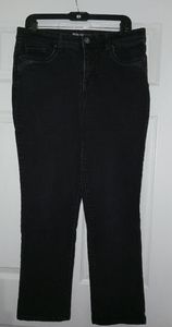 Style & Co. Women’s Straight Leg Jeans  Black Denim Size 12